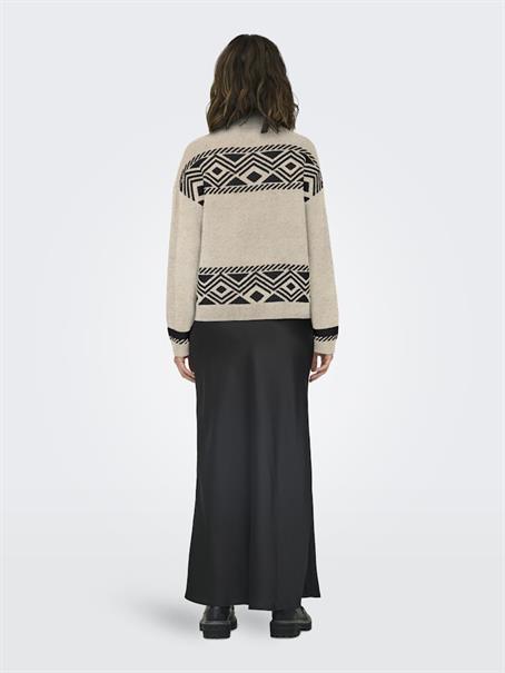 ONLVICTORIA L/S PULLOVER KNT NOOS pumice stone
