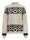 ONLVICTORIA L/S PULLOVER KNT NOOS pumice stone