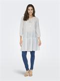 ONLVINNIE LIFE 3/4 LACE TUNIC WVN NOOS cloud dancer