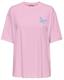 ONLVIVVI LIFE S/S LOVELY TOP JRS pink lady