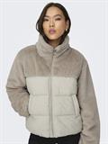 ONLWANJA FUR PUFFER MIX JACKET NOOS OTW moonbeam