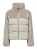 ONLWANJA FUR PUFFER MIX JACKET NOOS OTW moonbeam