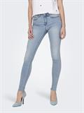 ONLWAUW MID SKINNY DNM BJ639 light blue denim