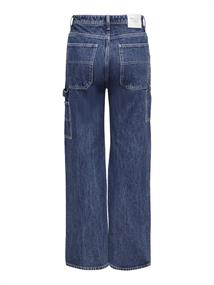 ONLWEST HW CARPENTER STR DNM DOT507 medium blue denim