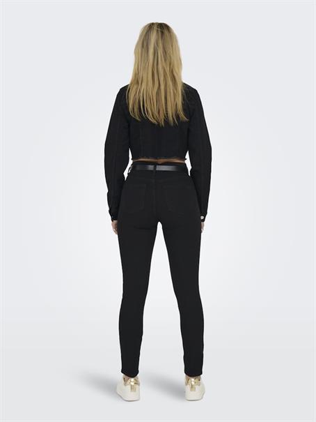 ONLWONDER LS CROPPED DNM JACKET GUA NOOS black denim