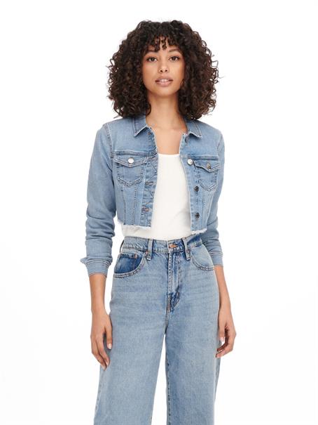 ONLWONDER LS CROPPED DNM JACKET GUA NOOS light blue denim