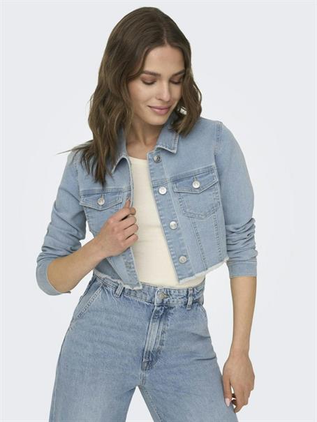 ONLWONDER LS CROPPED DNM JACKET GUA NOOS light blue denim