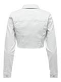 ONLWONDER LS CROPPED DNM JACKET GUA NOOS white
