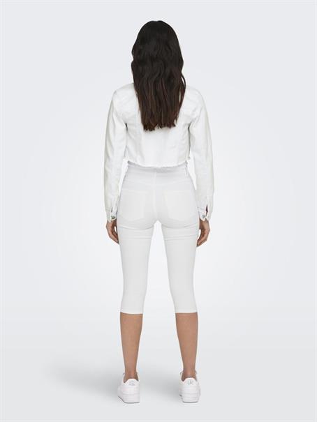 ONLWONDER LS CROPPED DNM JACKET GUA NOOS white