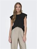 ONLXIANA LIFE S/S MIX TOP JRS black