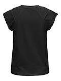 ONLXIANA LIFE S/S MIX TOP JRS black