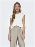 ONLXIANA LIFE S/S MIX TOP JRS cloud dancer
