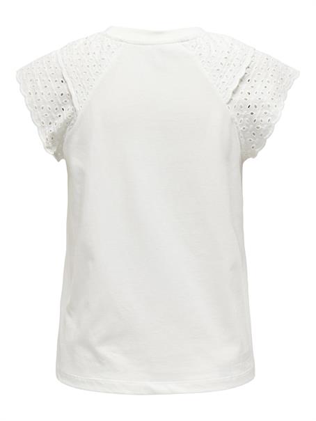 ONLXIANA LIFE S/S MIX TOP JRS cloud dancer