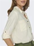 ONLYASMIN-CARO L/S LINEN SHIRT PNT NOOS cloud dancer