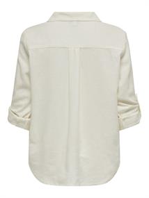 ONLYASMIN-CARO L/S LINEN SHIRT PNT NOOS cloud dancer