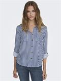 ONLYASMIN SHIRT L/S WVN NOOS peacoat