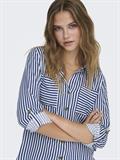 ONLYASMIN SHIRT L/S WVN NOOS peacoat
