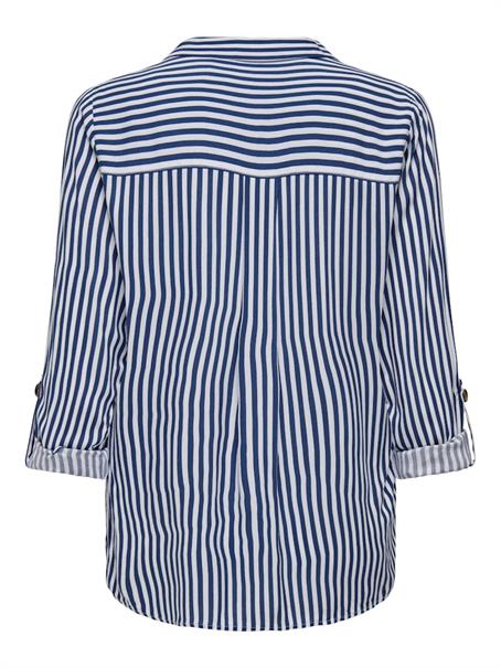 ONLYASMIN SHIRT L/S WVN NOOS peacoat