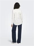 ONLYASMIN SHIRT L/S WVN NOOS snow white
