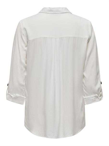ONLYASMIN SHIRT L/S WVN NOOS snow white