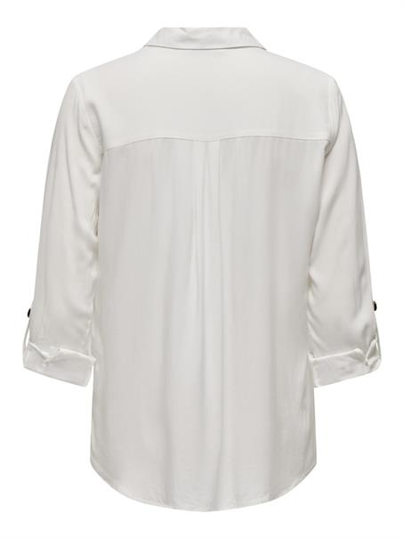 ONLYASMIN SHIRT L/S WVN NOOS snow white