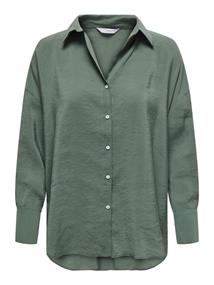 ONLZAZIMA L/S LOOSE SHIRT WVN NOOS balsam green