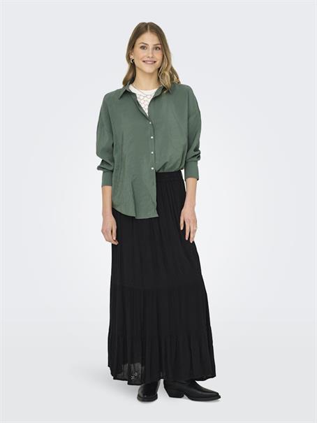 ONLZAZIMA L/S LOOSE SHIRT WVN NOOS balsam green