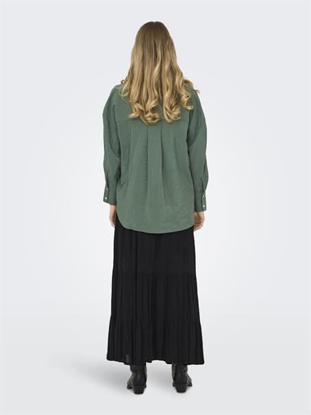 ONLZAZIMA L/S LOOSE SHIRT WVN NOOS balsam green