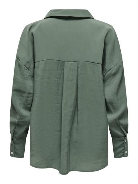 ONLZAZIMA L/S LOOSE SHIRT WVN NOOS balsam green