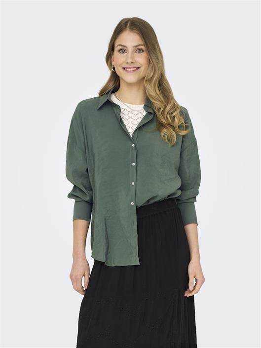 onlzazima-l-s-loose-shirt-wvn-noos-balsam-green