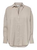 ONLZAZIMA L/S LOOSE SHIRT WVN NOOS silver mink