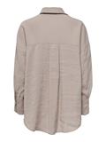 ONLZAZIMA L/S LOOSE SHIRT WVN NOOS silver mink