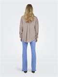 ONLZAZIMA L/S LOOSE SHIRT WVN NOOS silver mink