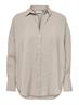 ONLZAZIMA L/S LOOSE SHIRT WVN NOOS silver mink