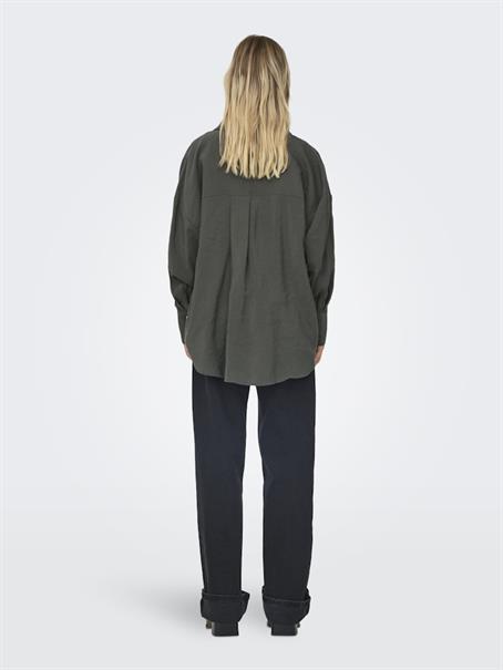 ONLZAZIMA L/S LOOSE SHIRT WVN phantom