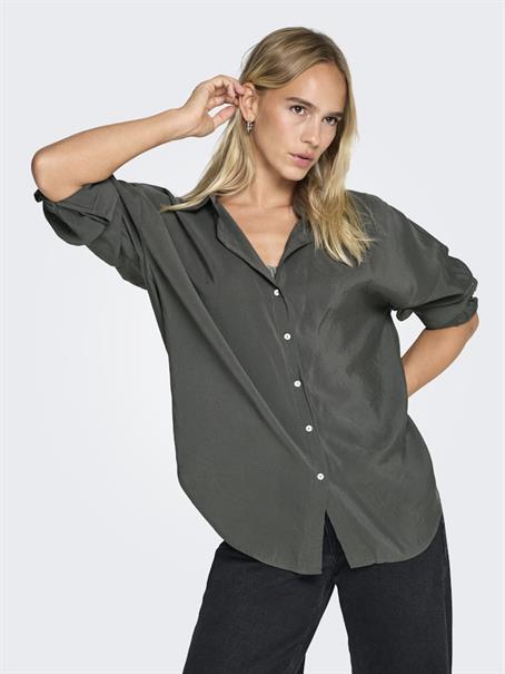 ONLZAZIMA L/S LOOSE SHIRT WVN phantom