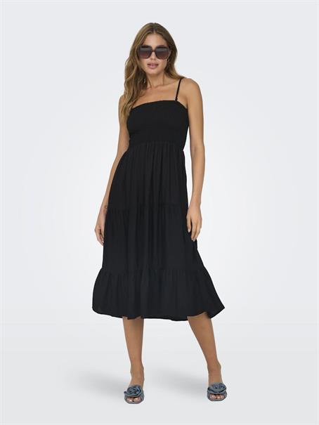 ONLZELINA LIFE SMOCK 3IN1 DRESS SKIRT WV black