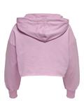 ONLZOEY LS DREAMER CROPPED HOOD NN chalk violet