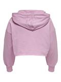 ONLZOEY LS DREAMER CROPPED HOOD NN chalk violet