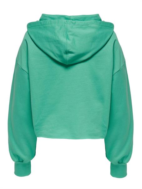 ONLZOEY LS DREAMER CROPPED HOOD NN winter green