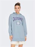 ONLZOEY LS DREAMER OVERSIZE SWT TUNIC CS dusty blue