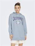 ONLZOEY LS DREAMER OVERSIZE SWT TUNIC CS dusty blue