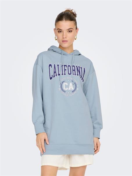 ONLZOEY LS DREAMER OVERSIZE SWT TUNIC CS dusty blue