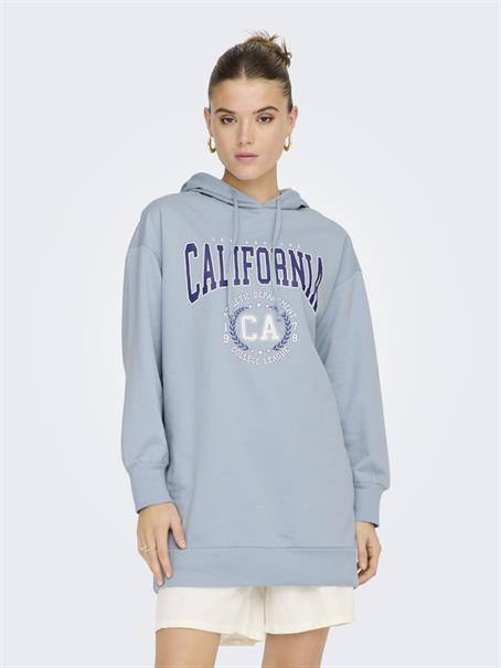 ONLZOEY LS DREAMER OVERSIZE SWT TUNIC CS dusty blue