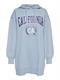 ONLZOEY LS DREAMER OVERSIZE SWT TUNIC CS dusty blue