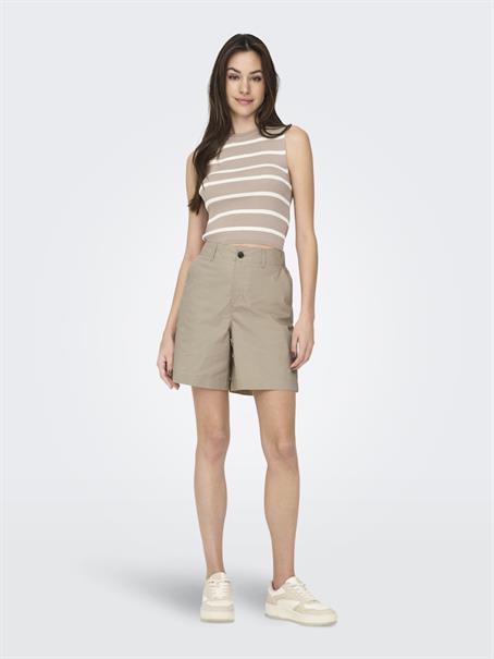 ONLZORA MW BERMUDA SHORTS PNT NOOS oxford tan