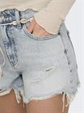 ONLZUMA HW SHELL BELT DNM SHORTS BJ light blue denim
