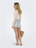ONLZUMA HW SHELL BELT DNM SHORTS BJ light blue denim