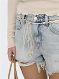 ONLZUMA HW SHELL BELT DNM SHORTS BJ light blue denim