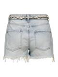 ONLZUMA HW SHELL BELT DNM SHORTS BJ light blue denim